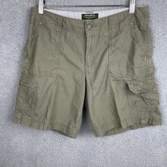 Eddie Bauer Shorts Eddie Bauer Cargo Shorts Women 32x75 Green